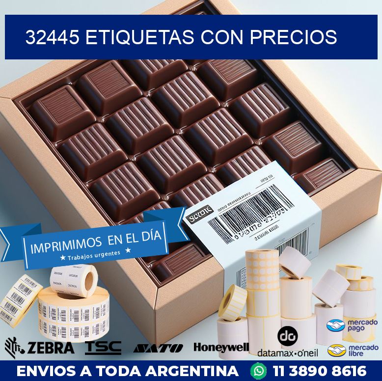 32445 ETIQUETAS CON PRECIOS