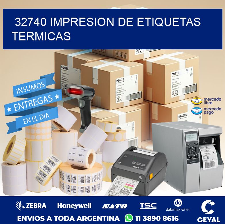 32740 IMPRESION DE ETIQUETAS TERMICAS