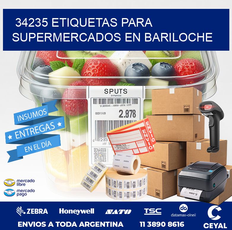 34235 ETIQUETAS PARA SUPERMERCADOS EN BARILOCHE