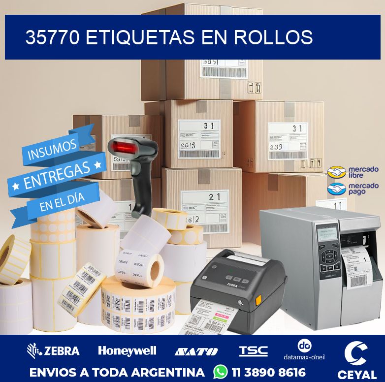 35770 ETIQUETAS EN ROLLOS