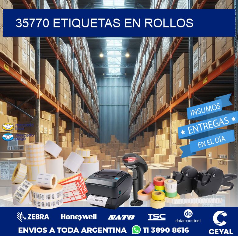 35770 ETIQUETAS EN ROLLOS