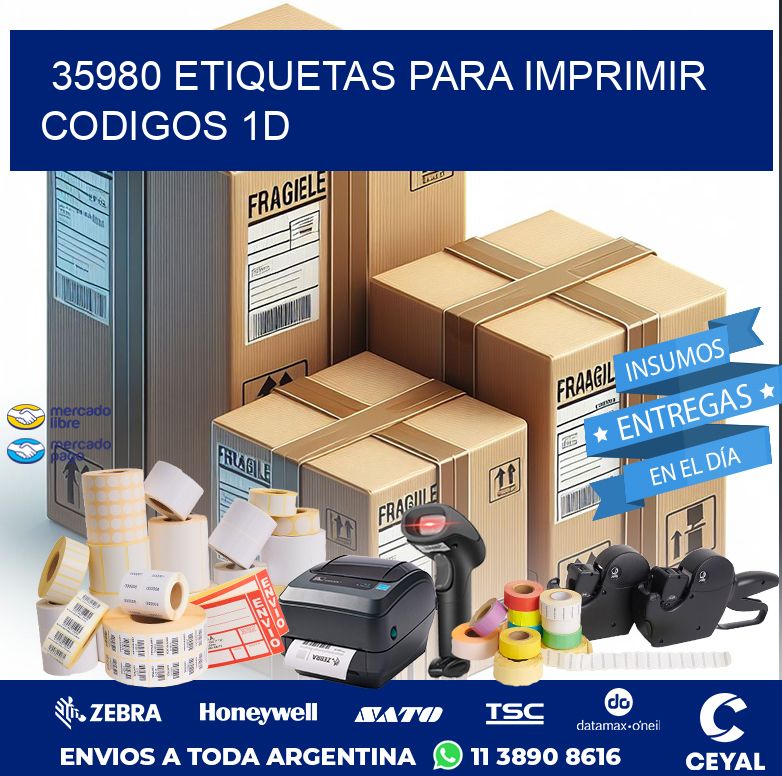 35980 ETIQUETAS PARA IMPRIMIR CODIGOS 1D