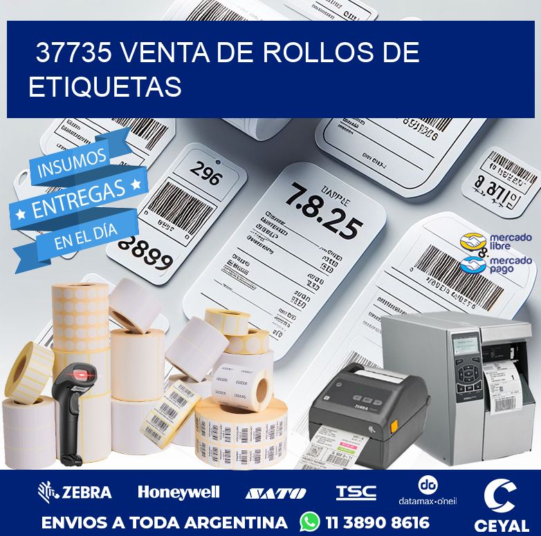 37735 VENTA DE ROLLOS DE ETIQUETAS