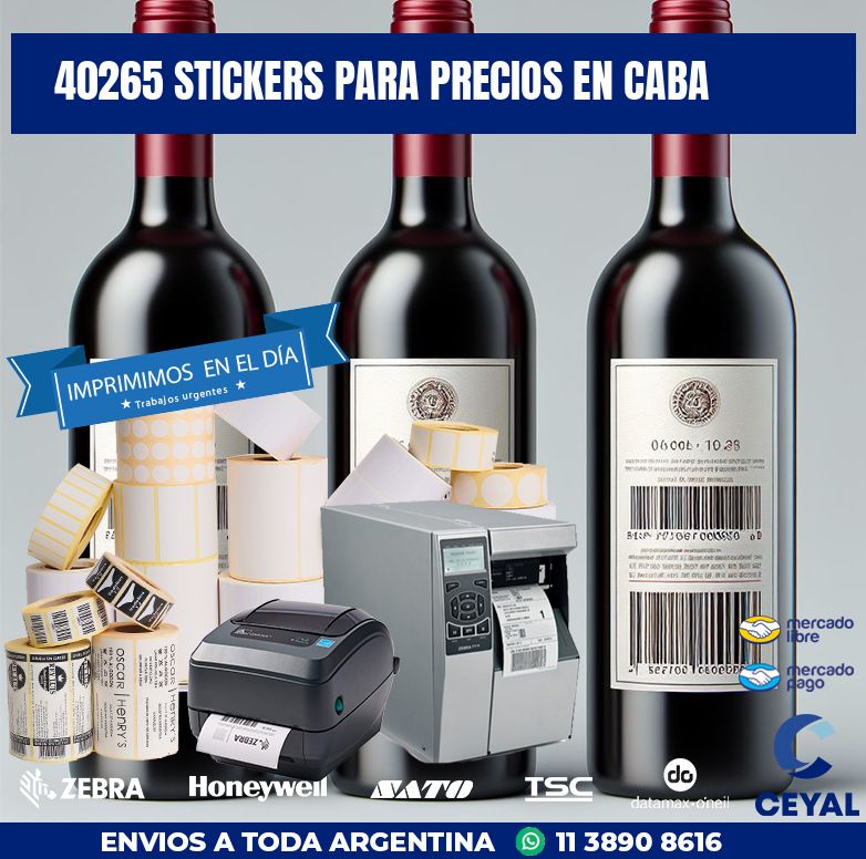 40265 STICKERS PARA PRECIOS EN CABA