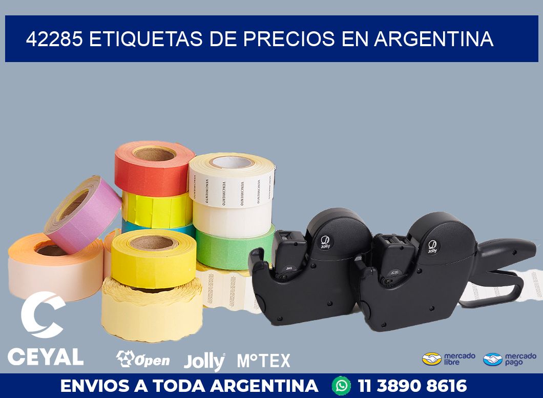 42285 ETIQUETAS DE PRECIOS EN ARGENTINA