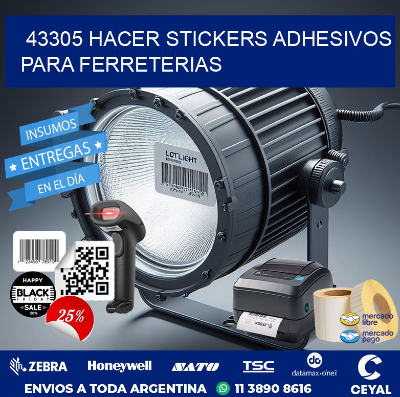 43305 HACER STICKERS ADHESIVOS PARA FERRETERIAS