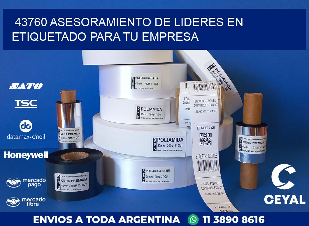 43760 ASESORAMIENTO DE LIDERES EN ETIQUETADO PARA TU EMPRESA