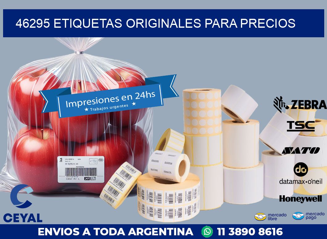 46295 ETIQUETAS ORIGINALES PARA PRECIOS