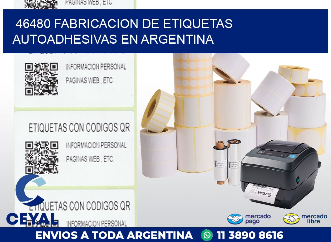 46480 FABRICACION DE ETIQUETAS AUTOADHESIVAS EN ARGENTINA