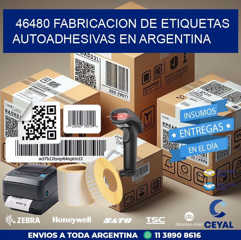 46480 FABRICACION DE ETIQUETAS AUTOADHESIVAS EN ARGENTINA