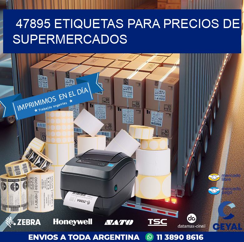 47895 ETIQUETAS PARA PRECIOS DE SUPERMERCADOS