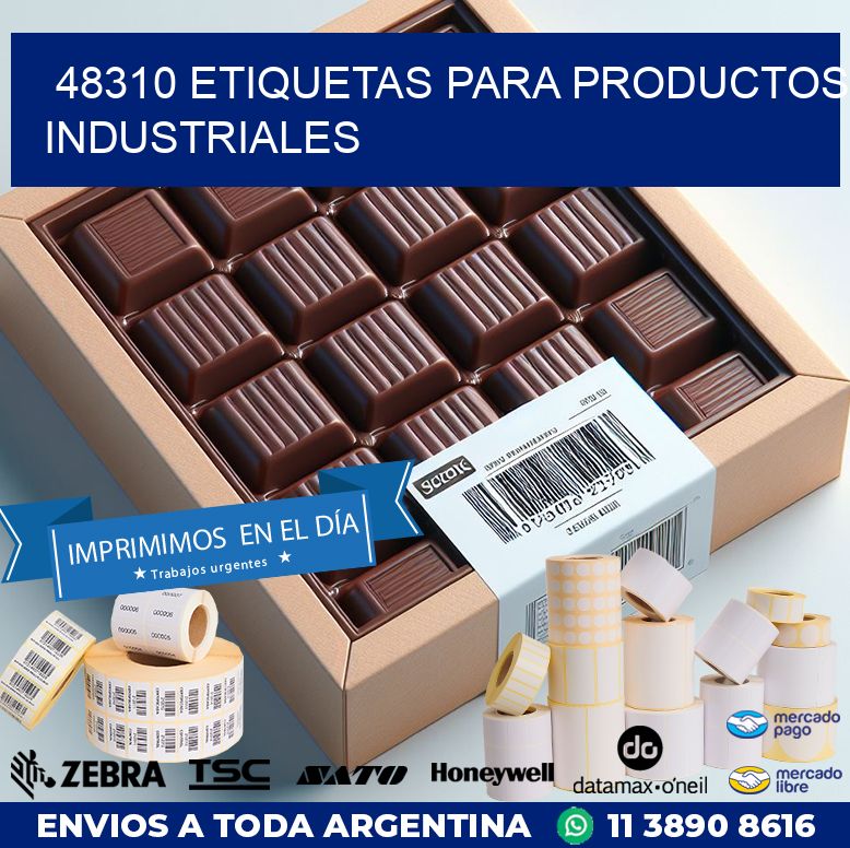 48310 ETIQUETAS PARA PRODUCTOS INDUSTRIALES