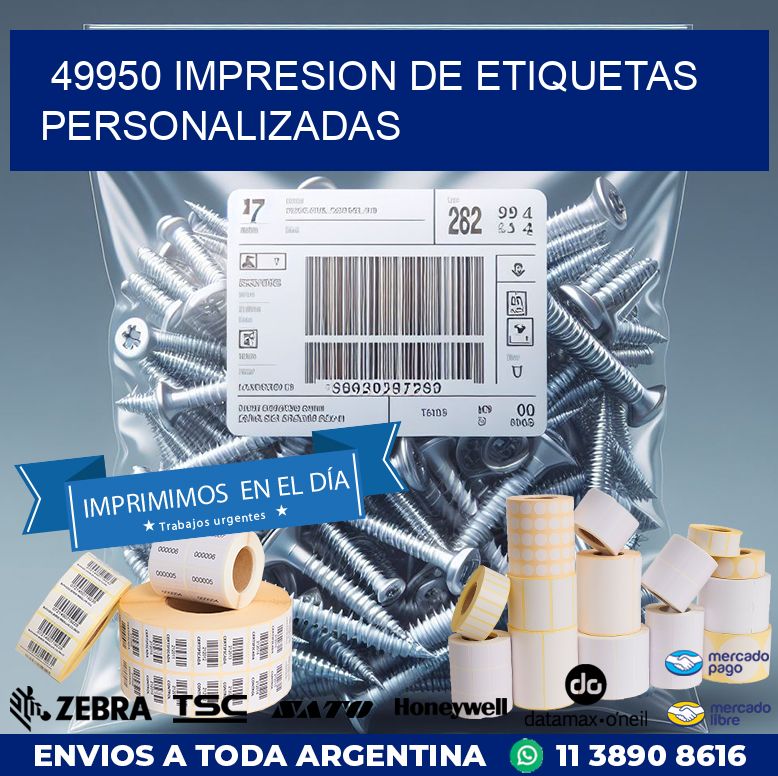 49950 IMPRESION DE ETIQUETAS PERSONALIZADAS