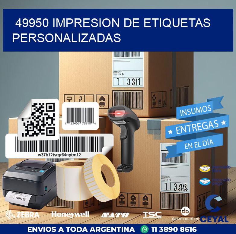 49950 IMPRESION DE ETIQUETAS PERSONALIZADAS
