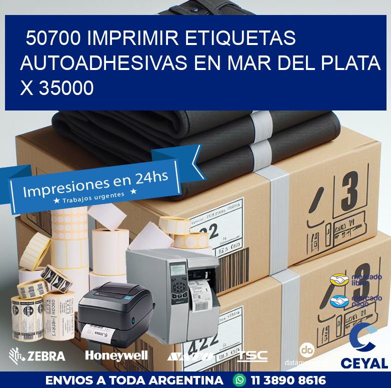 50700 IMPRIMIR ETIQUETAS AUTOADHESIVAS EN MAR DEL PLATA X 35000