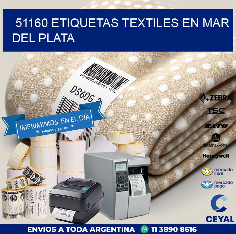 51160 ETIQUETAS TEXTILES EN MAR DEL PLATA