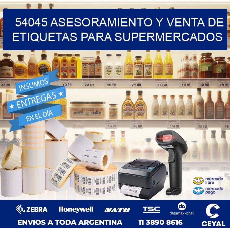 54045 ASESORAMIENTO Y VENTA DE ETIQUETAS PARA SUPERMERCADOS