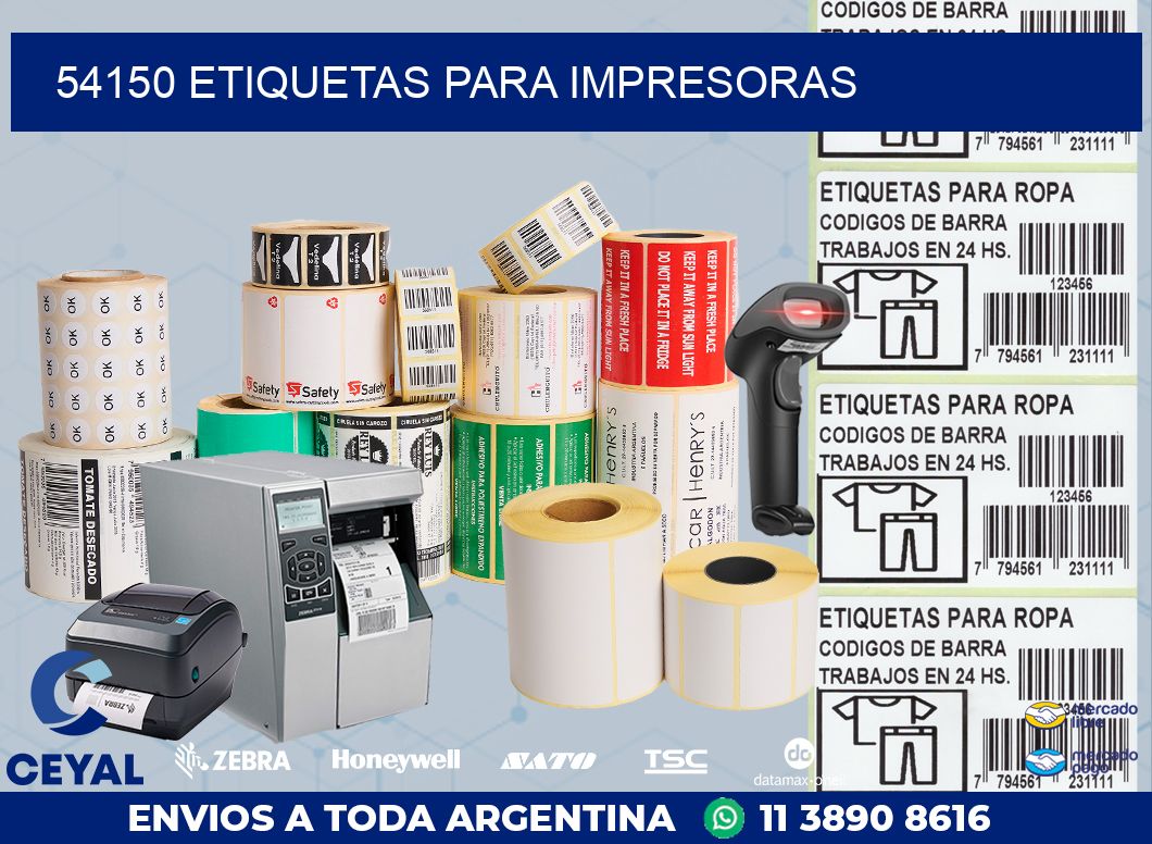 54150 ETIQUETAS PARA IMPRESORAS