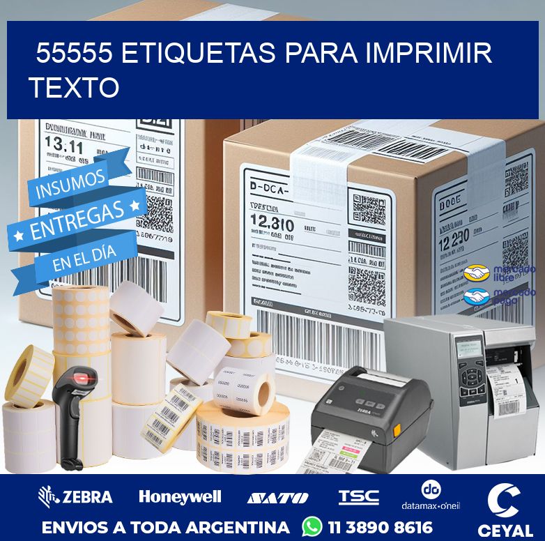 55555 ETIQUETAS PARA IMPRIMIR TEXTO