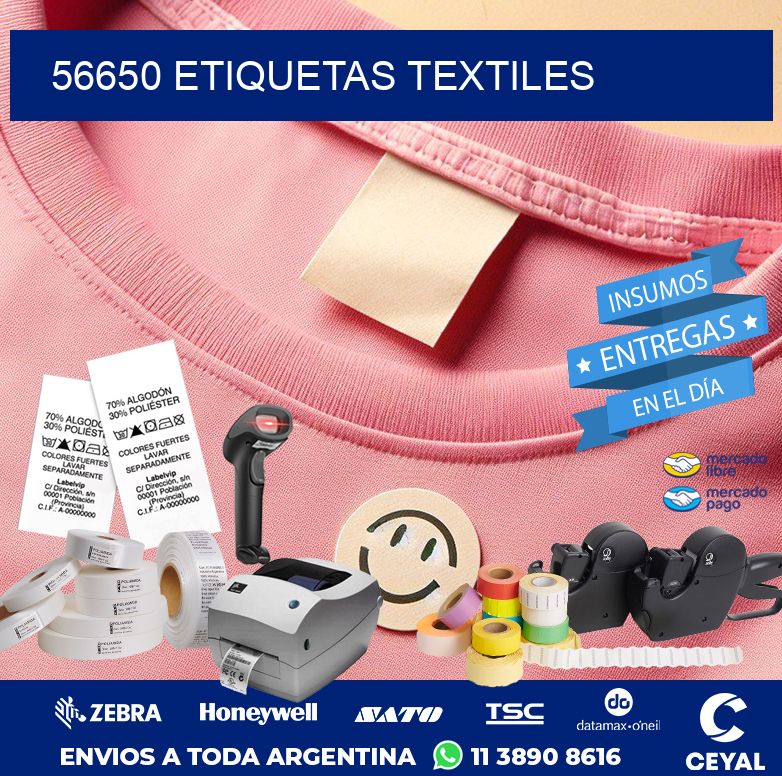 56650 ETIQUETAS TEXTILES