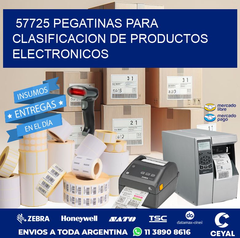 57725 PEGATINAS PARA CLASIFICACION DE PRODUCTOS ELECTRONICOS
