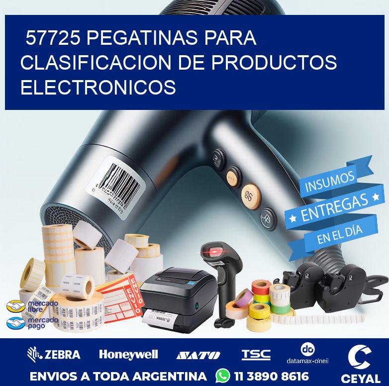 57725 PEGATINAS PARA CLASIFICACION DE PRODUCTOS ELECTRONICOS