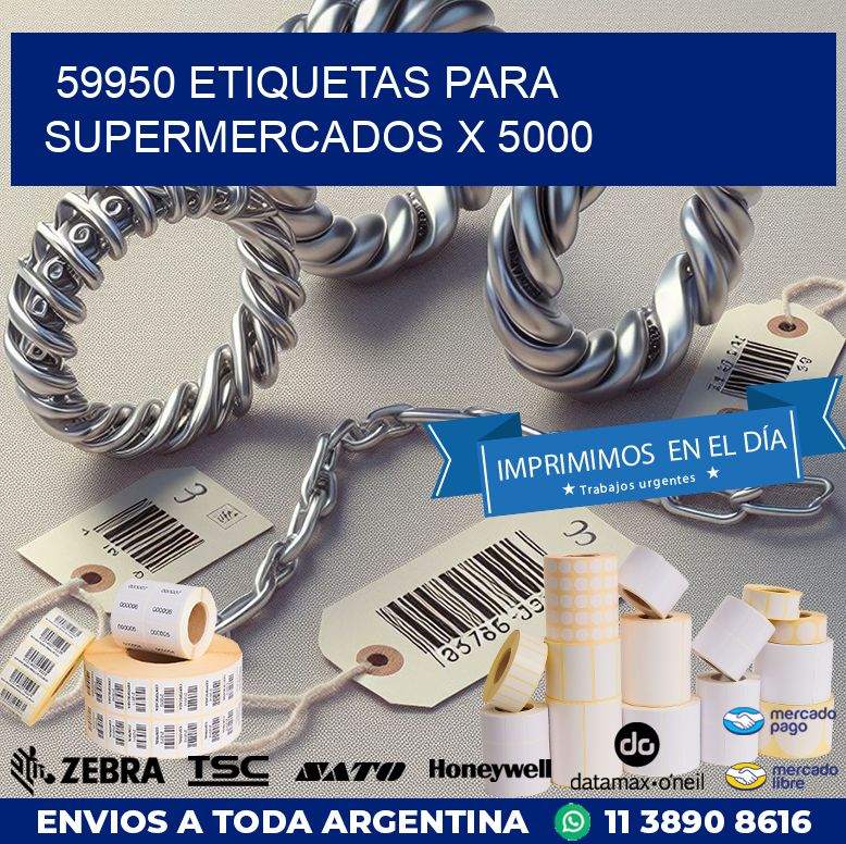 59950 ETIQUETAS PARA SUPERMERCADOS X 5000
