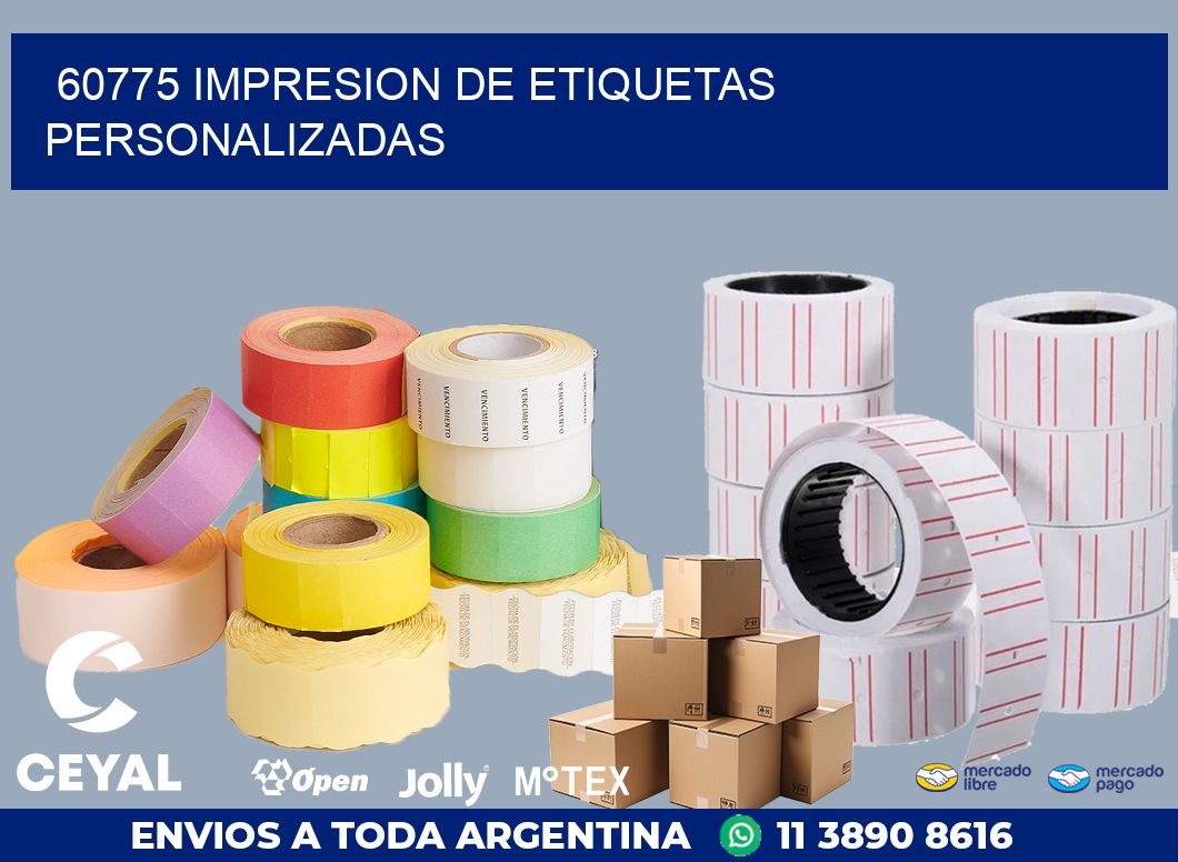 60775 IMPRESION DE ETIQUETAS PERSONALIZADAS