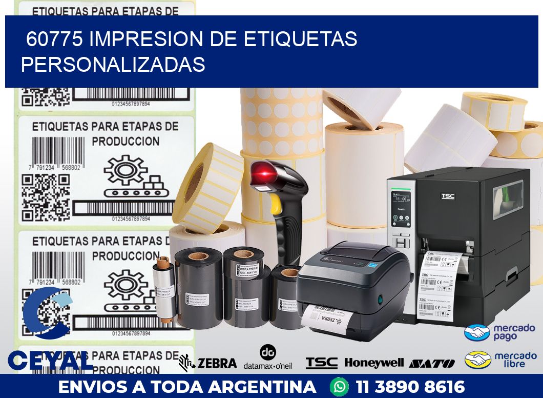 60775 IMPRESION DE ETIQUETAS PERSONALIZADAS