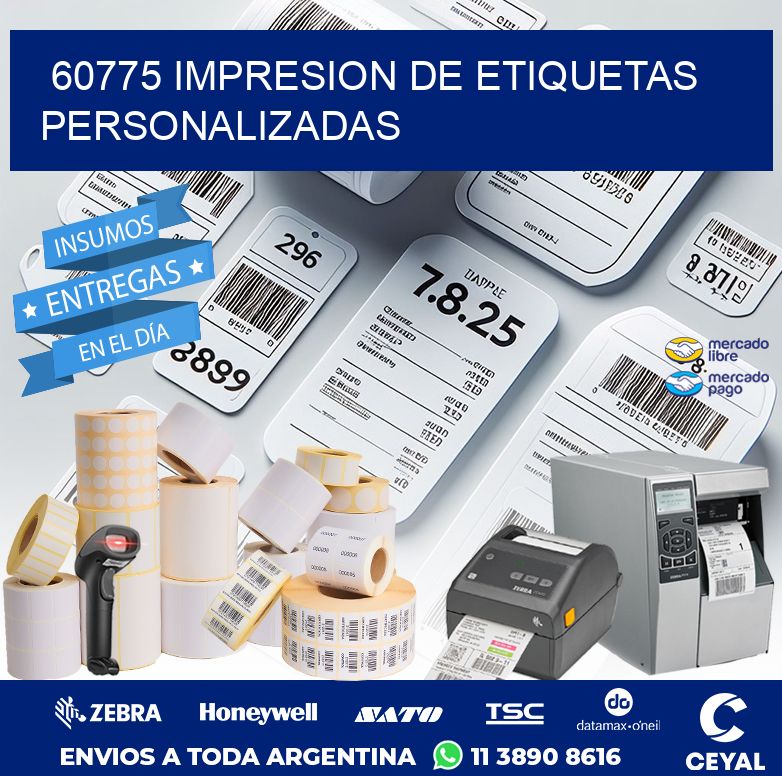 60775 IMPRESION DE ETIQUETAS PERSONALIZADAS