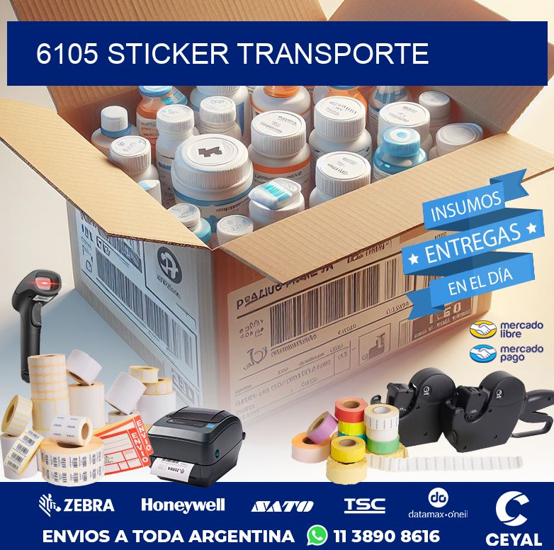 6105 STICKER TRANSPORTE