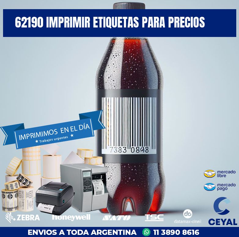 62190 IMPRIMIR ETIQUETAS PARA PRECIOS