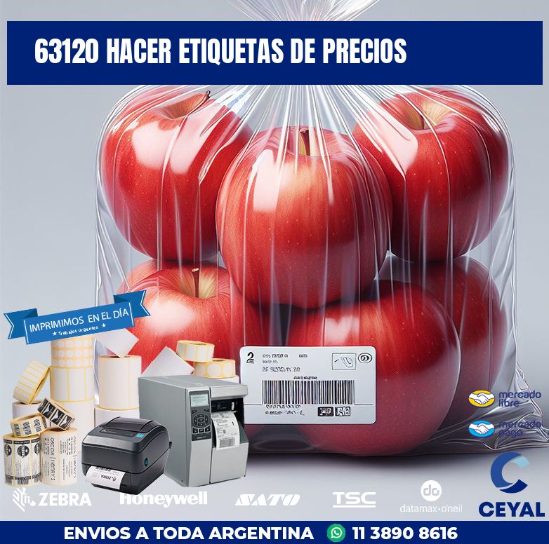 63120 HACER ETIQUETAS DE PRECIOS
