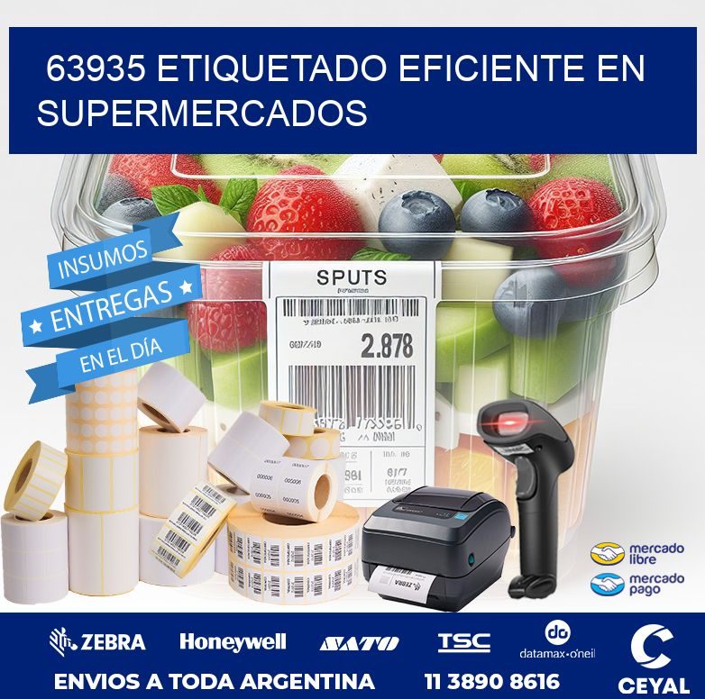 63935 ETIQUETADO EFICIENTE EN SUPERMERCADOS