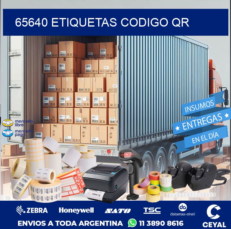 65640 ETIQUETAS CODIGO QR