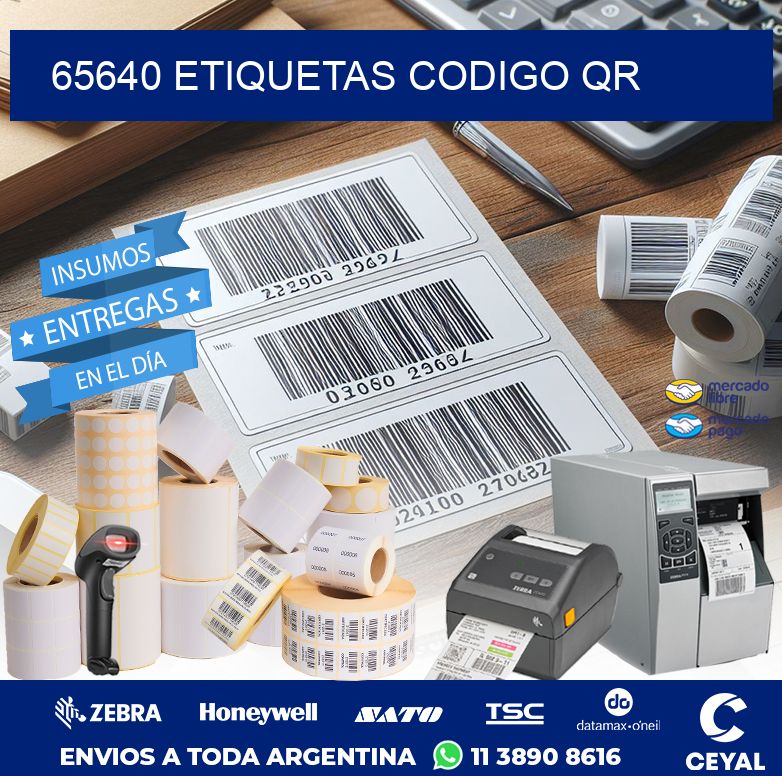 65640 ETIQUETAS CODIGO QR