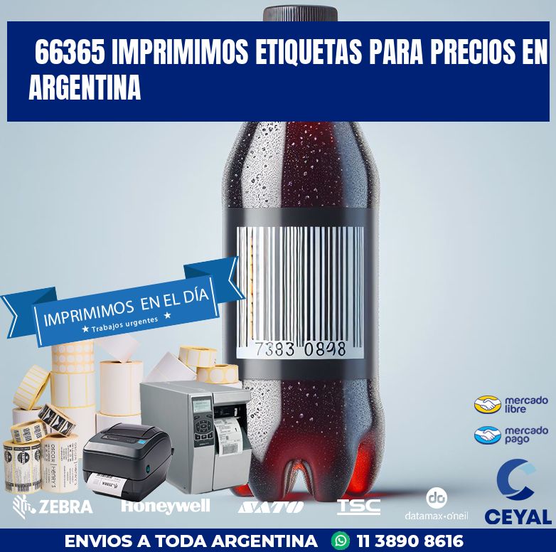 66365 IMPRIMIMOS ETIQUETAS PARA PRECIOS EN ARGENTINA