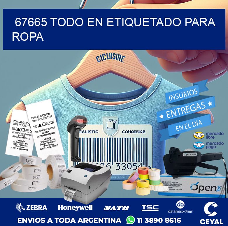 67665 TODO EN ETIQUETADO PARA ROPA
