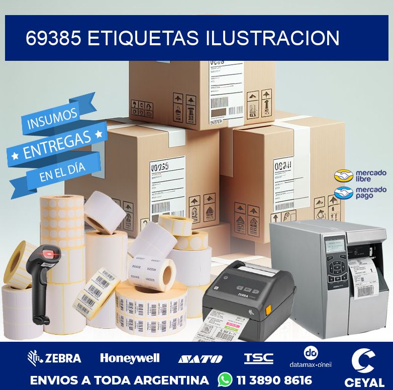 69385 ETIQUETAS ILUSTRACION