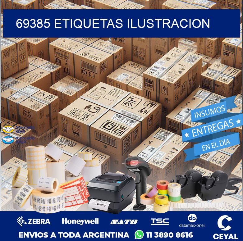 69385 ETIQUETAS ILUSTRACION