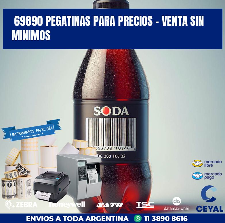 69890 PEGATINAS PARA PRECIOS - VENTA SIN MINIMOS