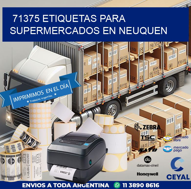 71375 ETIQUETAS PARA SUPERMERCADOS EN NEUQUEN