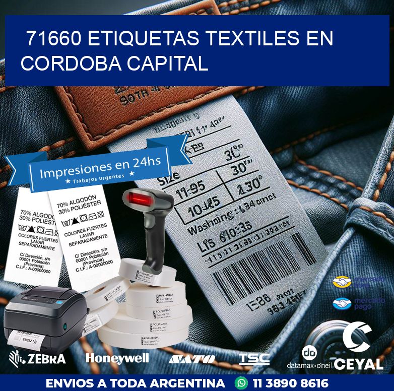 71660 ETIQUETAS TEXTILES EN CORDOBA CAPITAL