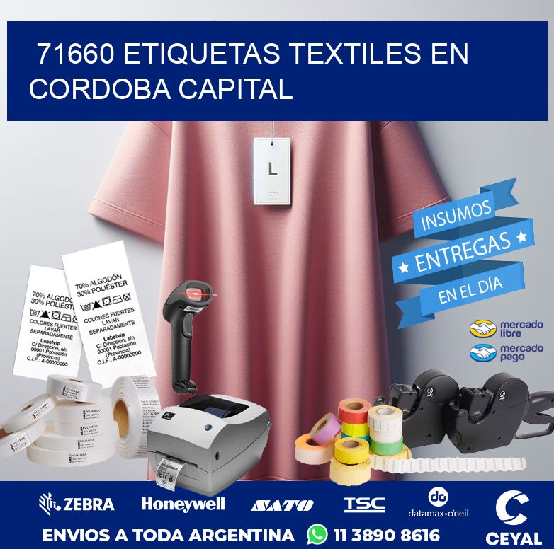71660 ETIQUETAS TEXTILES EN CORDOBA CAPITAL