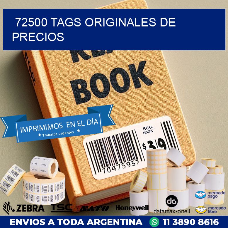72500 TAGS ORIGINALES DE PRECIOS