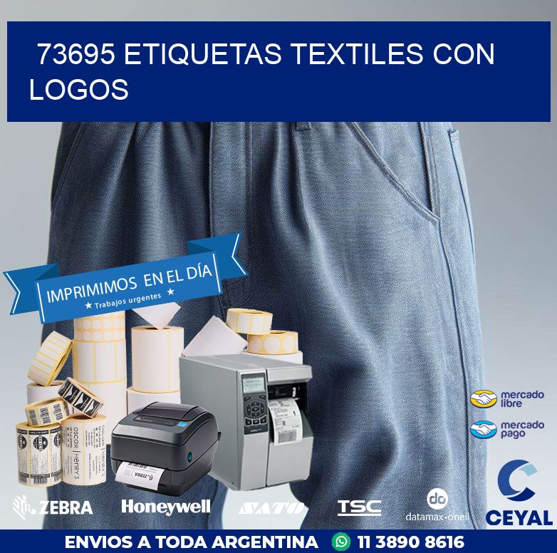 73695 ETIQUETAS TEXTILES CON LOGOS