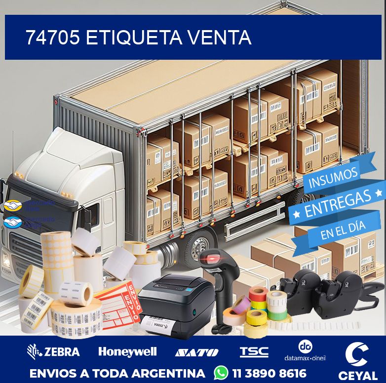 74705 ETIQUETA VENTA