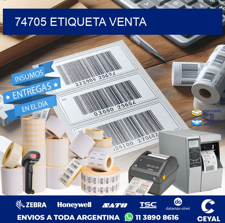 74705 ETIQUETA VENTA