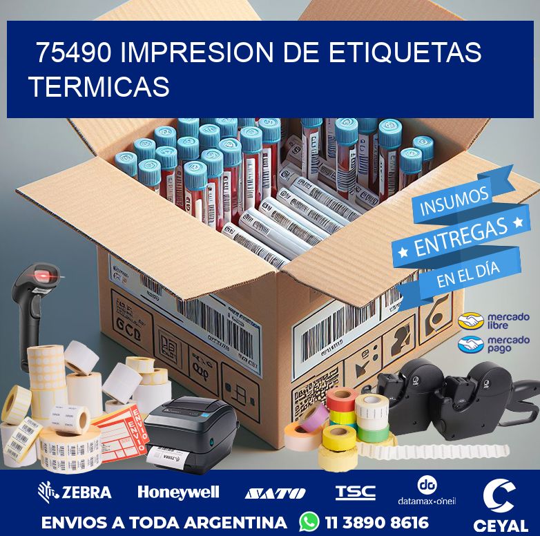 75490 IMPRESION DE ETIQUETAS TERMICAS