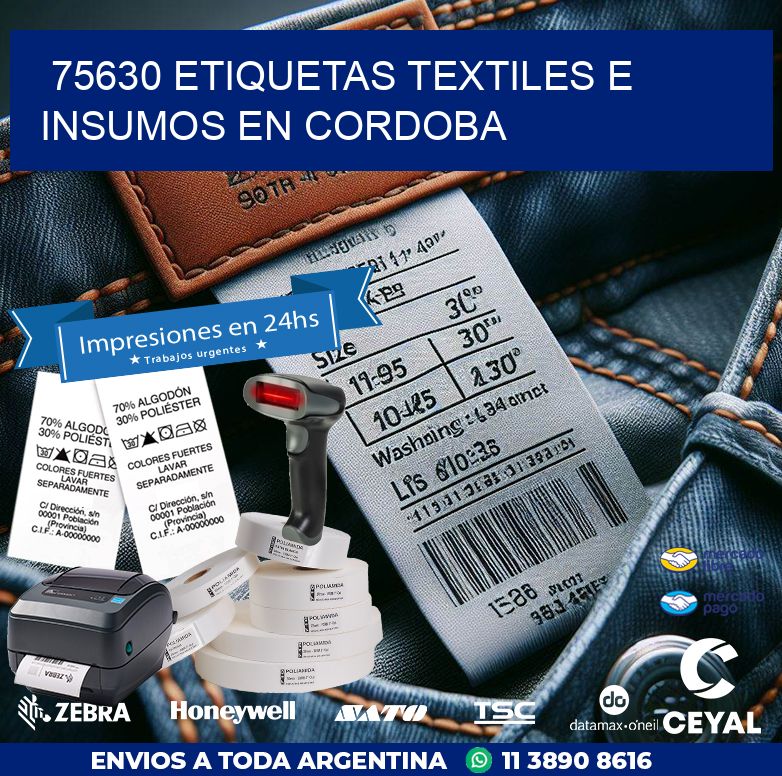 75630 ETIQUETAS TEXTILES E INSUMOS EN CORDOBA